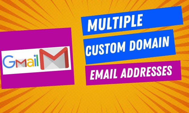 How to Create Multiple Custom Domain Email Addresses with one Gmail Account